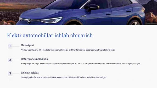 Volkswagenning avtomobil sanoatidagi strategiyalari - Image 2