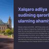 Xalqaro adliya sudining qarorlari va ularning ahamiyati