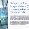 Xalqaro moliya korporatsiyasi (IFC) va xususiy sektorni rivojlantirish