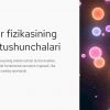 Zarralar fizikasining asosiy tushunchalari