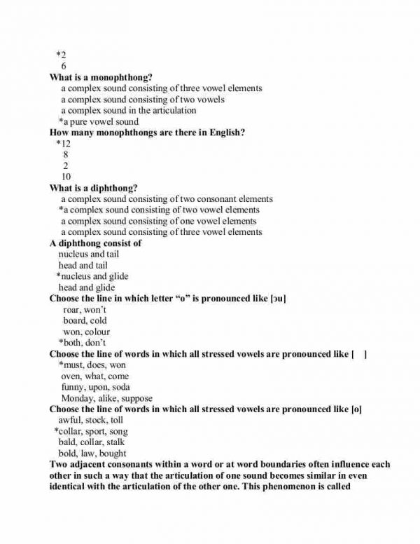 “Ingliz tili amaliy fonetikasi” fanidan 2-kurs talabalari uchun testlar to'plami - Image 3