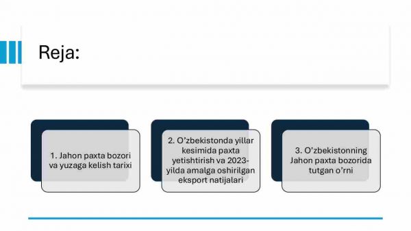 Jahon paxta bozori va unda O'zbekistonning tutgan o'rni - Image 2