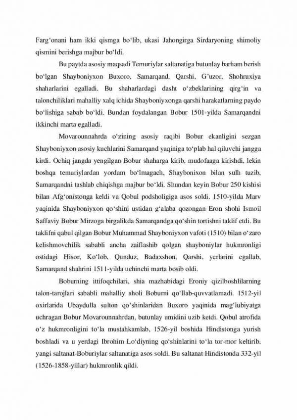 Turkistonning xonliklarga bo'linib ketishi, uning sabablari va oqibatlari - Image 4