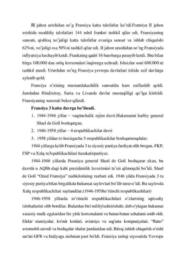1946-1990 yillarda Fransiya - Image 2