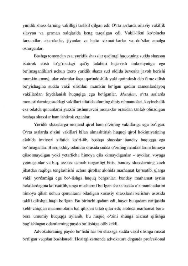 Advokatura faoliyati - Image 4