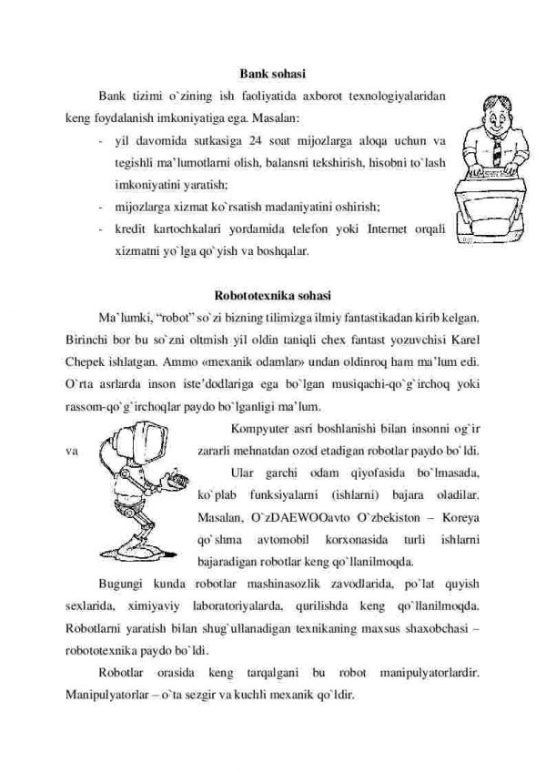 Axborot texnologiyalarining qo'llanish sohalari - Image 3