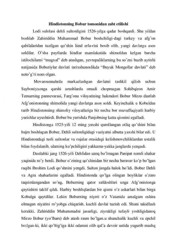 Boburiylar sulolasi davrida Hindiston va uning madaniyati - Image 2