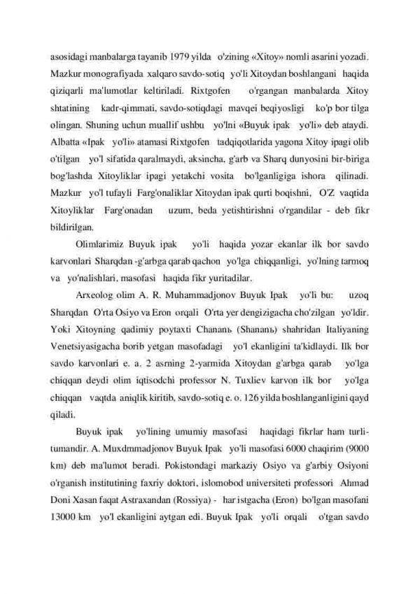Buyuk ipak yo'li vujudga kelishining tarixiy shart-sharoitlari va tarmoqlari - Image 3