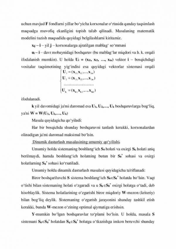 Dinamik dasturlash haqida tushuncha. Optimallik prinsipi - Image 4