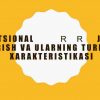 Emotsional ta'sirlarga javob berish va ularning turlari xarakteristikasi