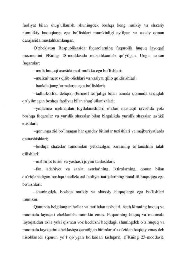Fuqarolar – fuqarolik huquqining subyektlari sifatida - Image 3
