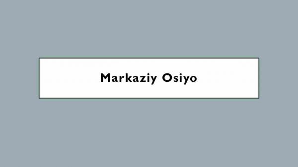 Markaziy Osiyo