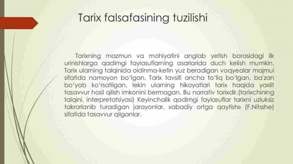 Tarix falsafasi va falsafa tarixi uyg'unligi - Image 3