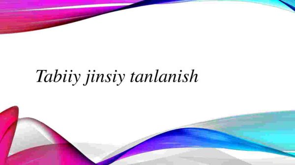 Tabiiy jinsiy tanlanish