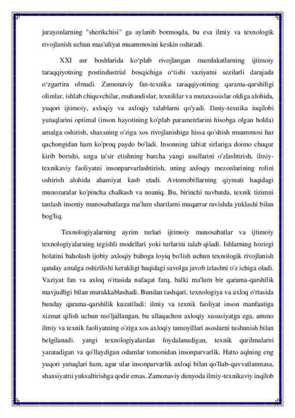 Texnikani insoniylashtirish tushunchasi - Image 3