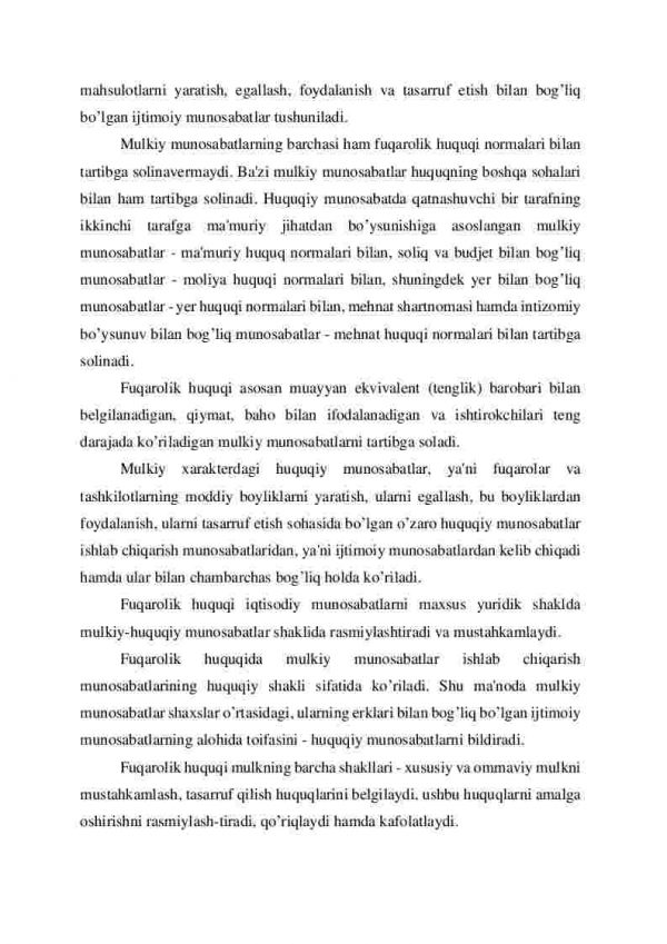 O’zbekiston Respublikasida fuqarolik huquqi tushunchasi, tamoyillari va tizimi - Image 3