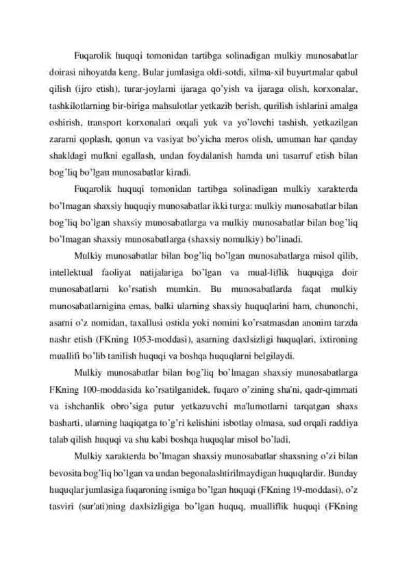 O’zbekiston Respublikasida fuqarolik huquqi tushunchasi, tamoyillari va tizimi - Image 4