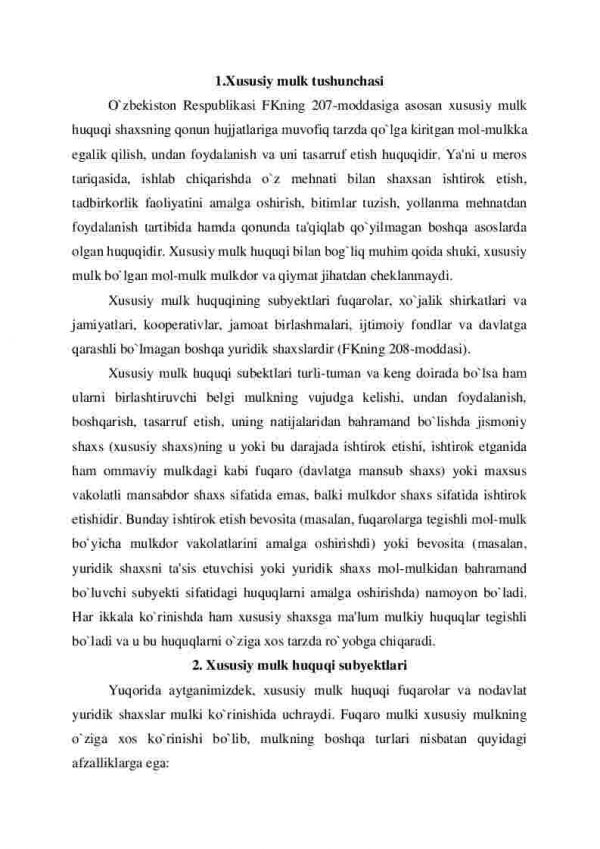 Xususiy mulk huquqi - Image 2