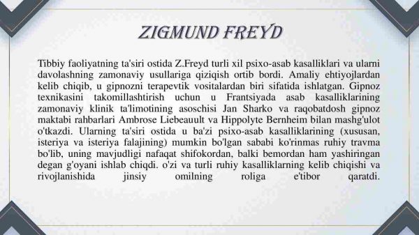 Zigmund Freyd  psixoanaliz  maktabi - Image 3