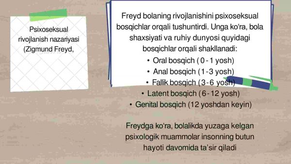20 asr boshlarida bola rivojlanish nazariyalari - Image 3