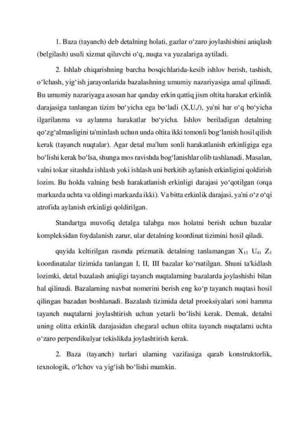 Avtomobilsozlikda tayanch (baza) - Image 2