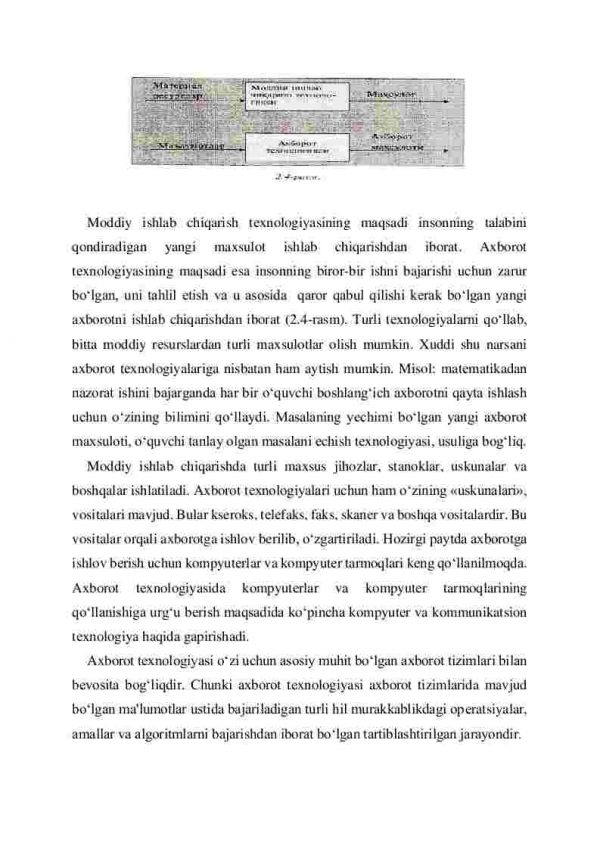 Axborot texnologiyalari haqida tushuncha. Ma'lumotlar ombori, uni yaratish va foydalanish usullari haqida tushuncha. - Image 3