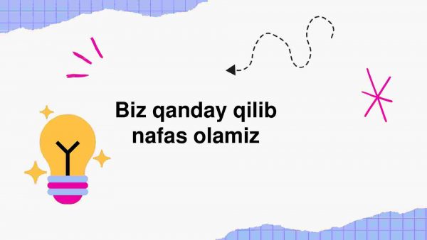 Biz qanday qilib nafas olamiz