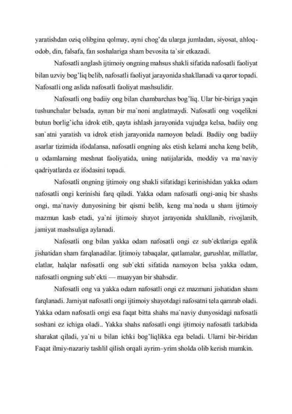 Estetik ong va estetik faoliyat. Estetikaning asosiy tushunchalari. - Image 3