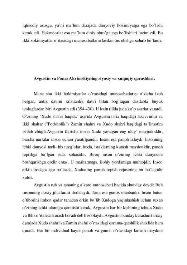 G’arbiy Yevropada o’rta asrlar siyosiy va huquqiy ta’limotlari - Image 4