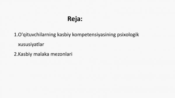 O'qituvchining kasbiy kompetentsiyasining pedagogik-psixologik tuzilishi - Image 2