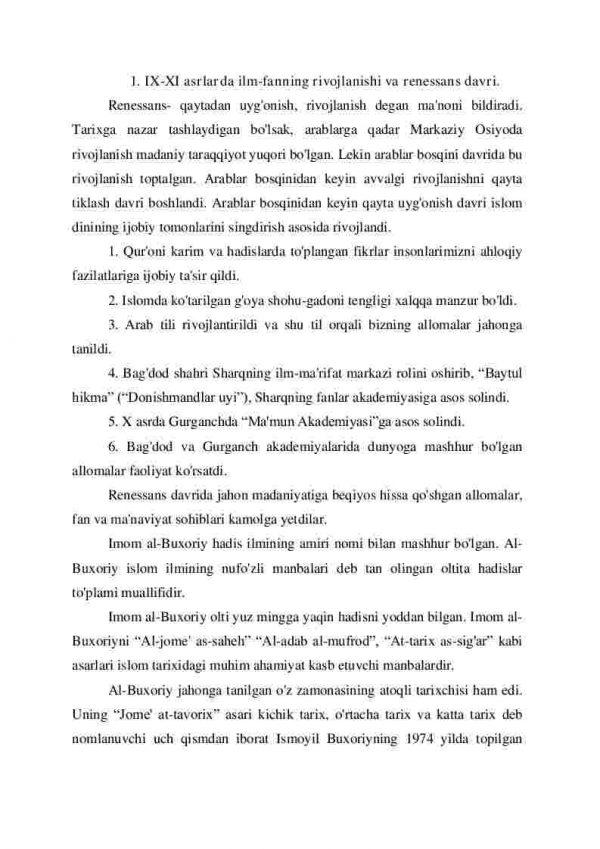 Markaziy osiyoda renessans davri - Image 2