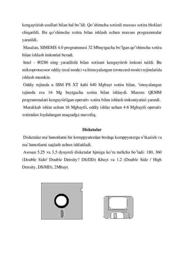 Markaziy protsessorlar. Operativ xotira. Qattiq disk va disk yurituvchilar. Diskli jamlag‘ichlar. - Image 4