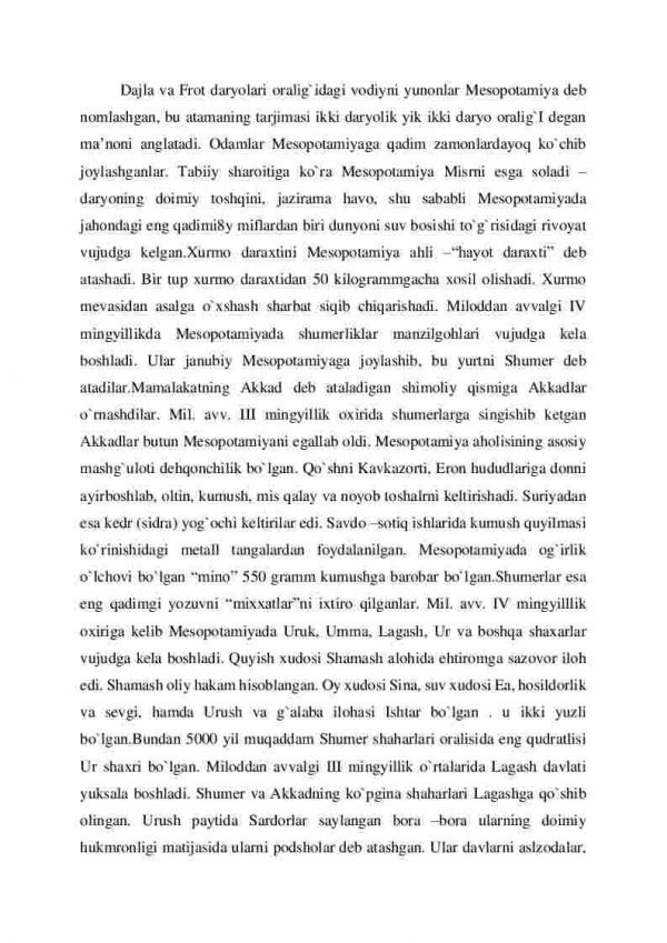 Mesopotamiya sivilizatsiyalari. Bobil podsholigi - Image 2