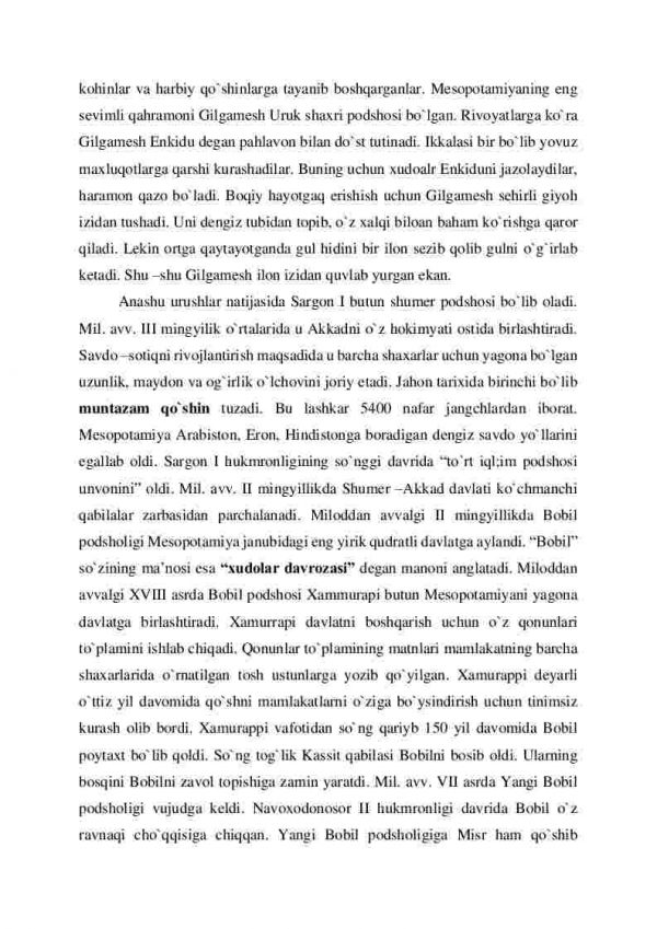 Mesopotamiya sivilizatsiyalari. Bobil podsholigi - Image 3