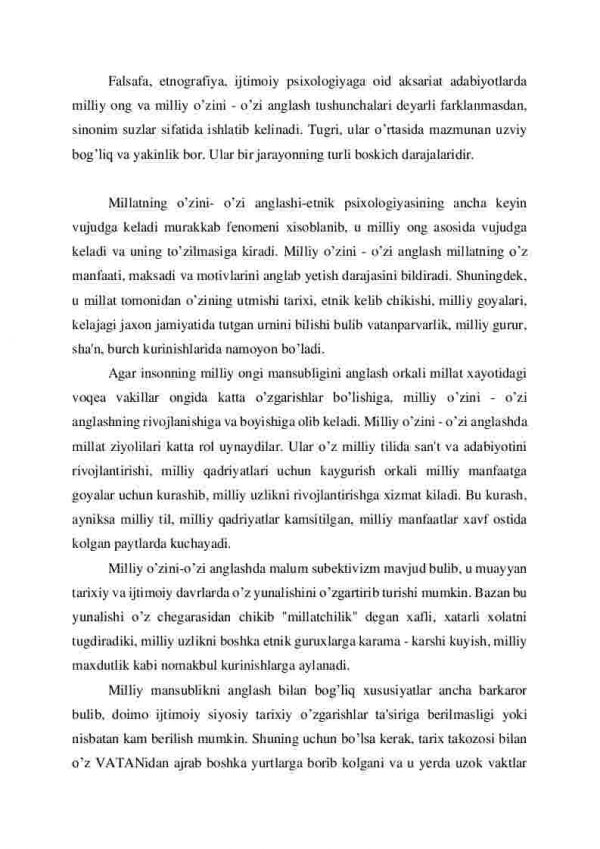 Milliy ong va milliy o’zini-o’zi anglash - Image 2