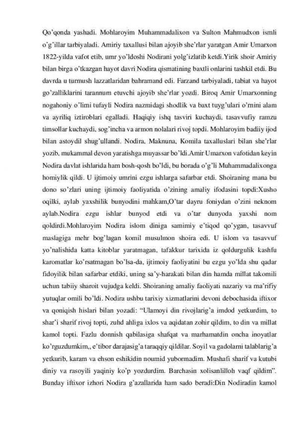 Mohlaroyim Nodira - Image 2