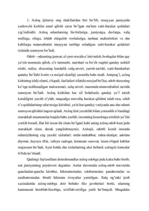 Odob-axloq tarbiyasi - Image 2