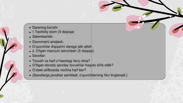 Ona tili: undosh tovush va harflar - Image 4