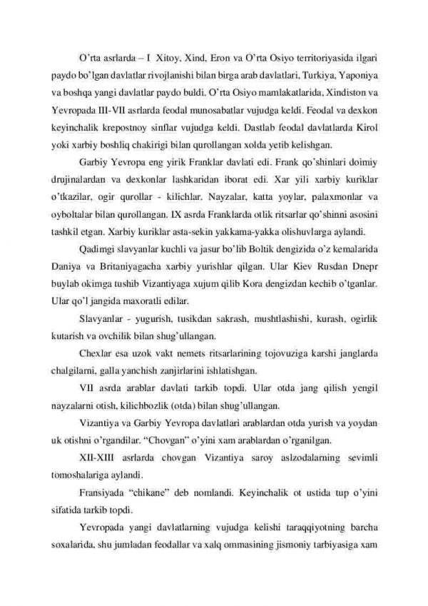 O’rta asrlarda jismoniy tarbiya - Image 2
