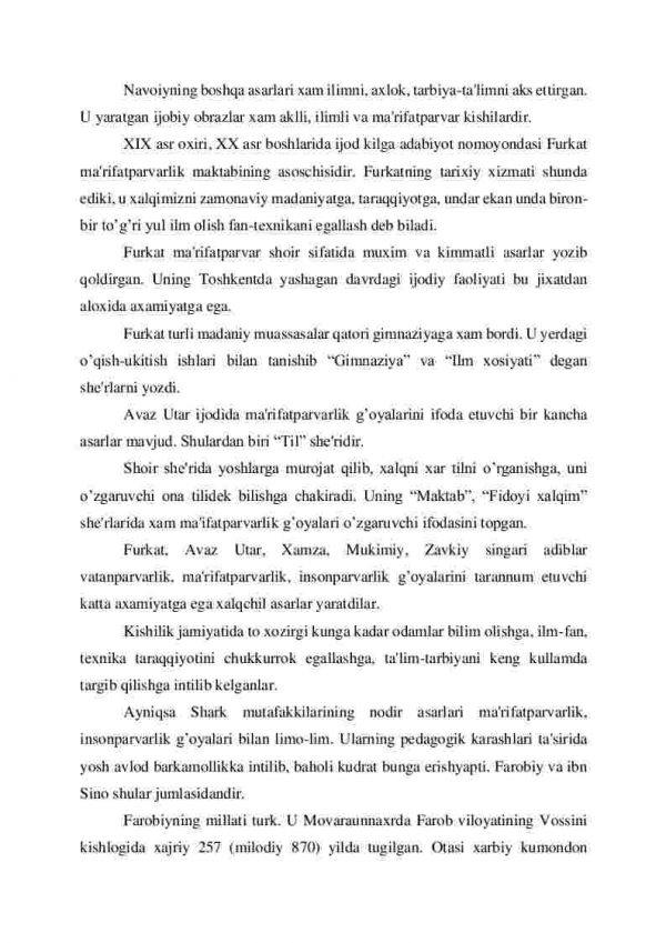O’zbek mutafakkirlari ta'limotida pedagogik mahorat g’oyalari - Image 3