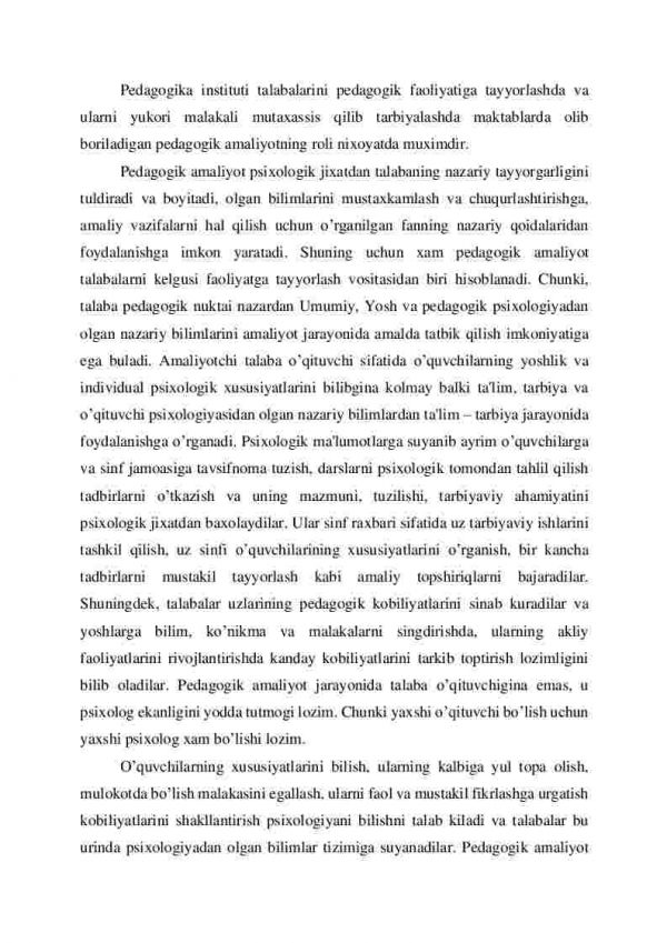 Pedagogik amaliyot davrida psixologiyadan beriladigan topshiriqlar - Image 2