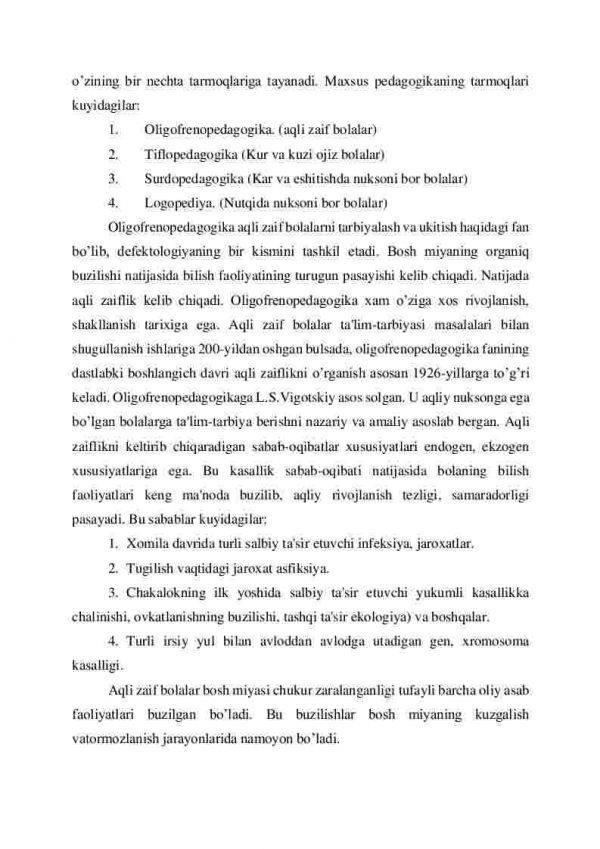 Pedagogik korreksiya fanining predmeti - Image 3