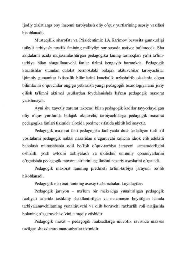 Pedagogik maxorat fani pedagogik tafakko’rning rivojlanishida yangi bosqich - Image 3