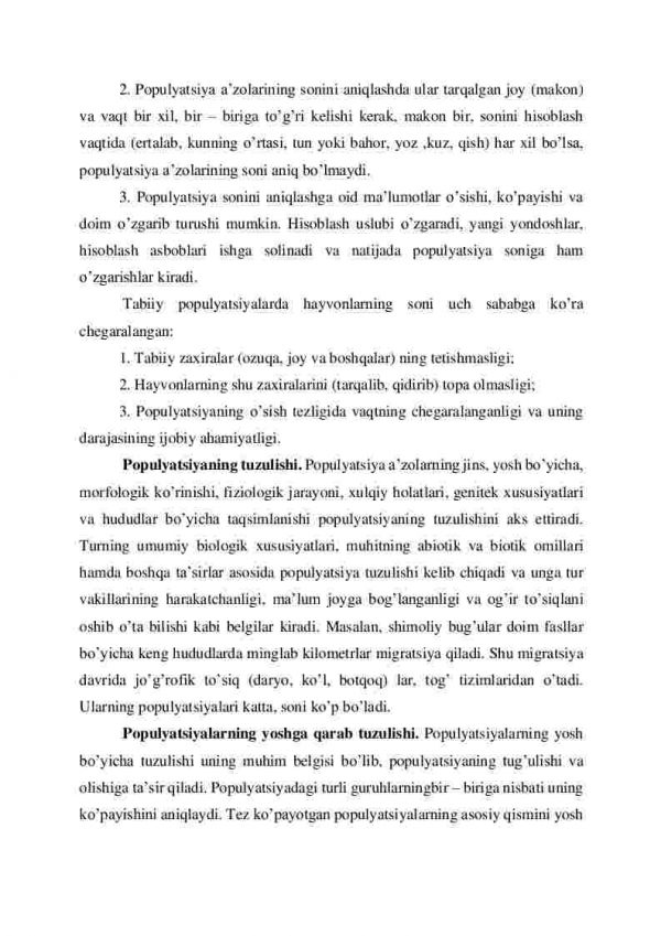 Populyatsiya ekologiyasi - Image 4
