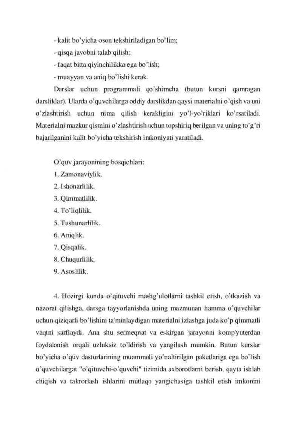 Programmalashtirilgan ta’lim - Image 4