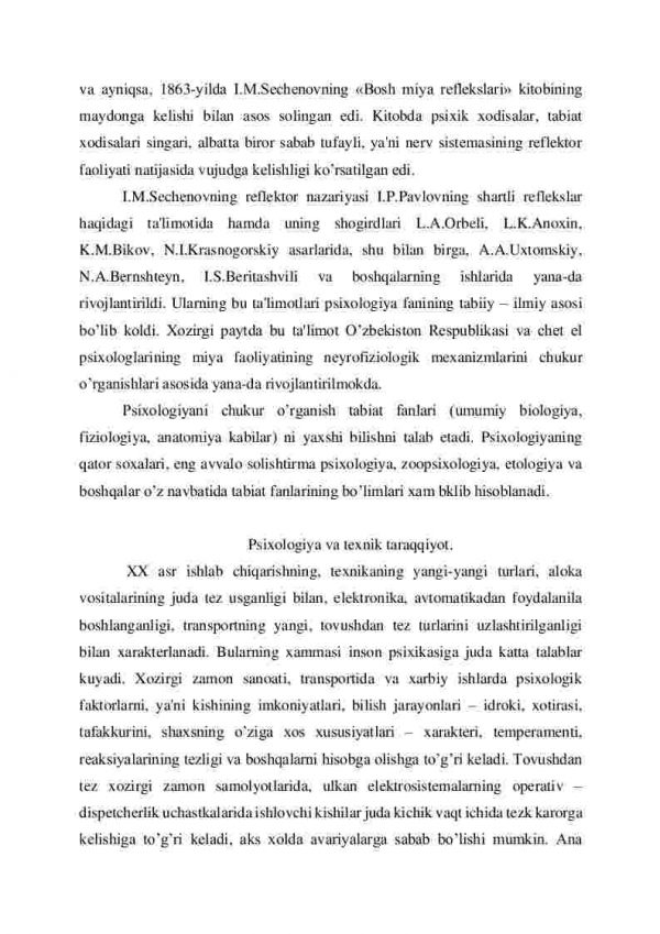 Psixologiyaning boshqa fanlar orasida tutgan o’rni - Image 3