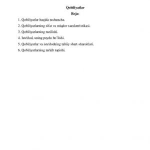 Qobiliyatlar