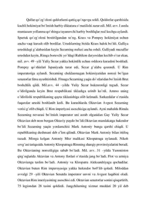 Rimda respublikaning qulashi. Rim va Parfiya - Image 2