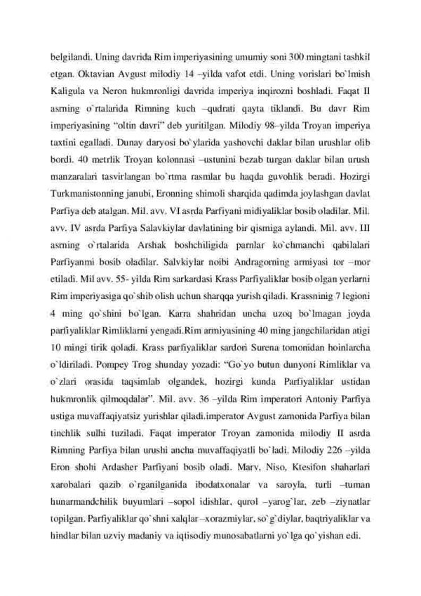 Rimda respublikaning qulashi. Rim va Parfiya - Image 3