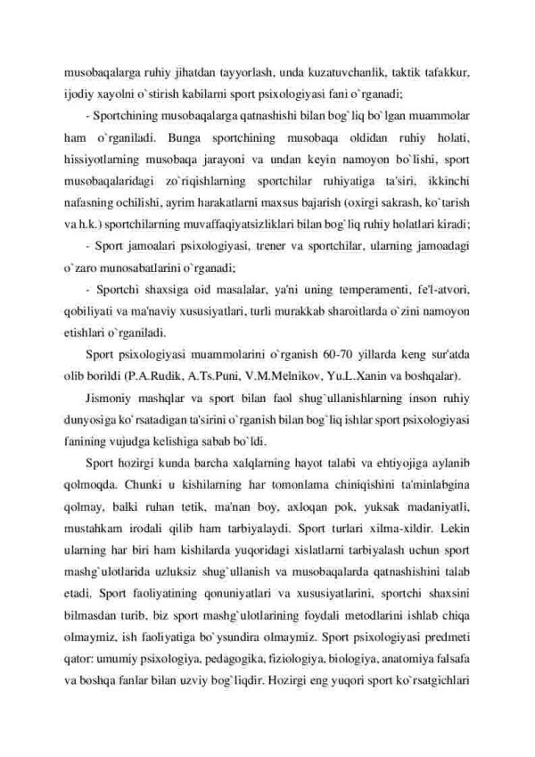 Sport psixologiyasi prеdmеti va vazifalari - Image 3